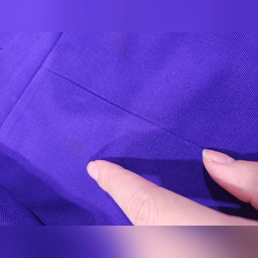 Vintage Christian Dior 80s Suit Purple Women's Blazer